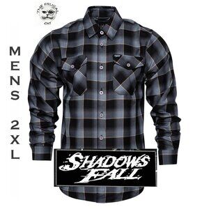 DIXXON FLANNEL x SHADOWS FALL Flannel Shirt Collab - Men's 2XL